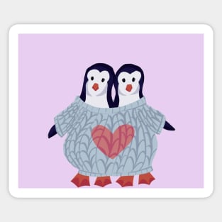 Loving penguins Sticker